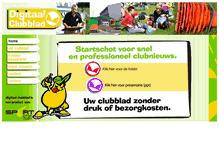 Tablet Screenshot of digitaalclubblad.nl